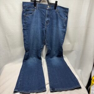 Levi's 515 Nouveau‎ Boot Cut Stretch Jeans Women's Size 14/32 Medium Wash Denim
